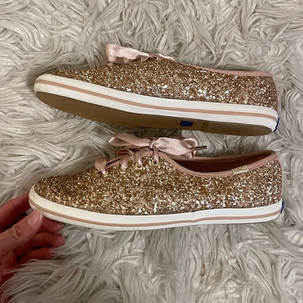 Pink | Glitter | Kate Spade | Keds - Picture 5 of 12